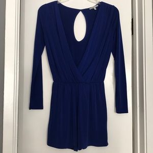 Royal blue romper
